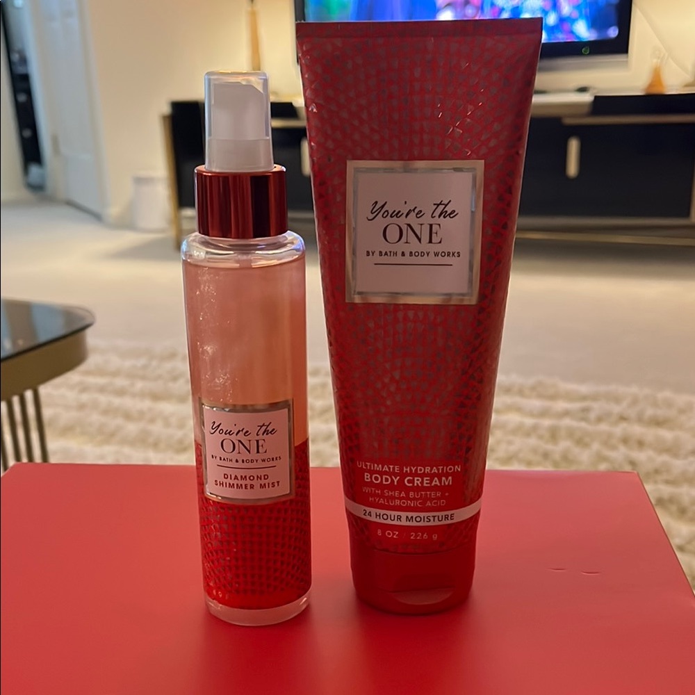Bath and Body Works Diamond Shimmer Mist & Body Cream